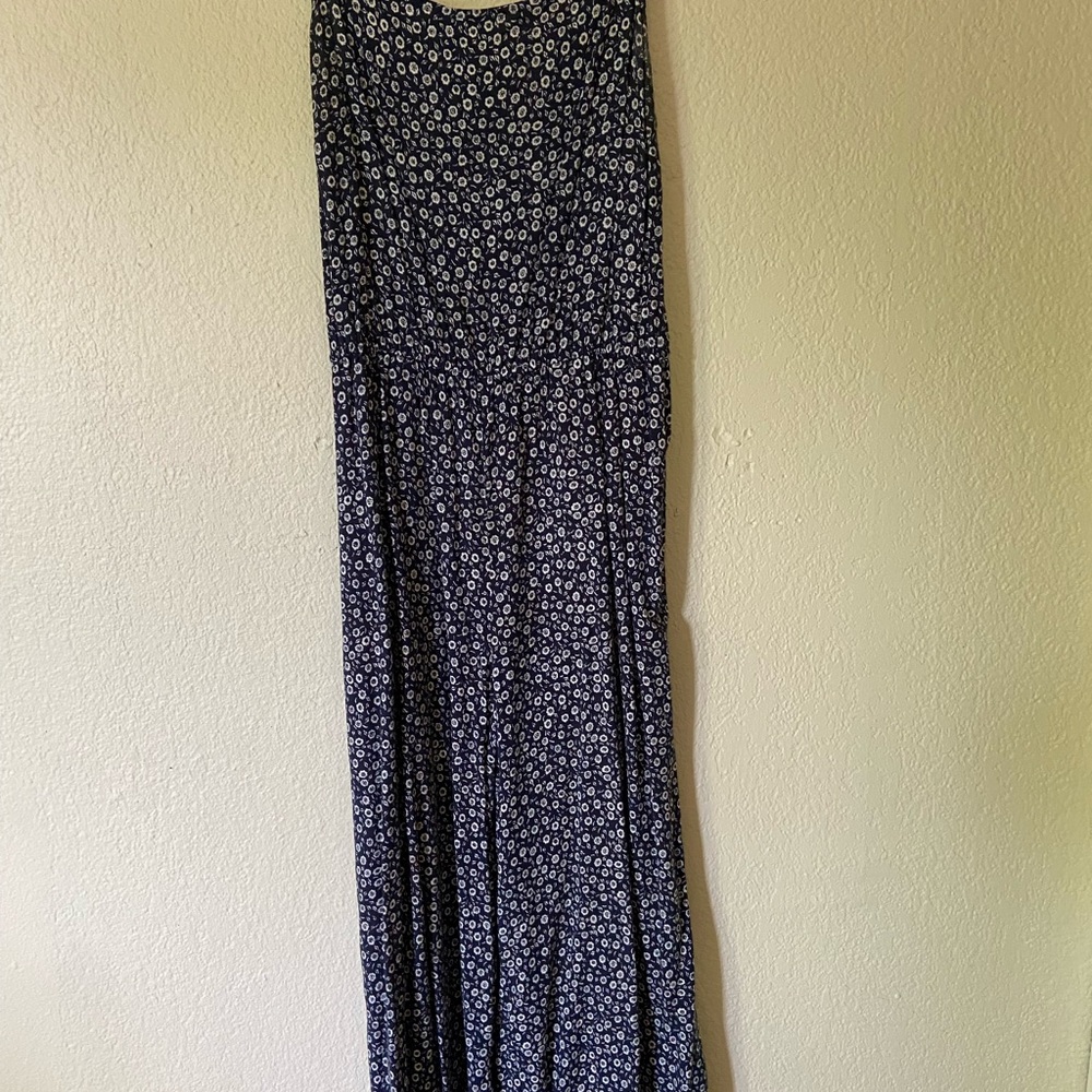 Floral Navy Romper